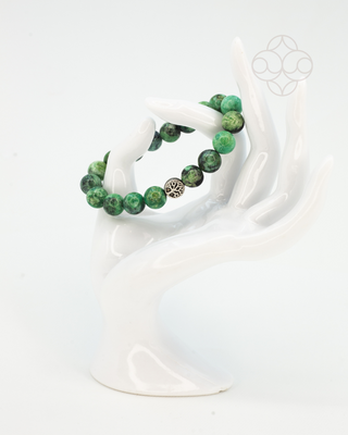 Light-Coded Stone of Hope Variscite  Bracelet