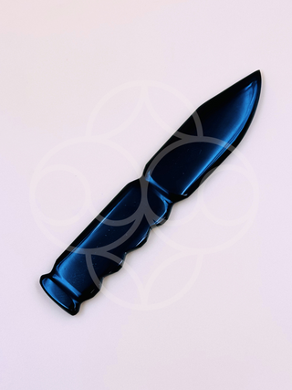 Cord Cutting - Black Obsidian Knife