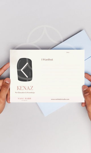 Kenaz- For Education and Knowledge (Rune Manifestation Card)