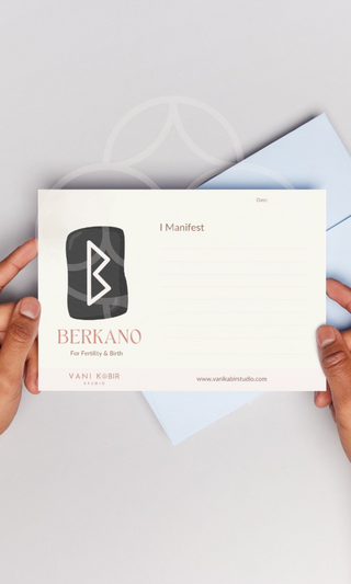 Berkano- For Fertility & Birth (Rune Manifestation Card)