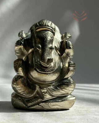 Light-Coded Iron Pyrite Ganesha