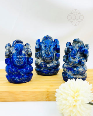 Light-Coded Lapis Lazuli Ganesha