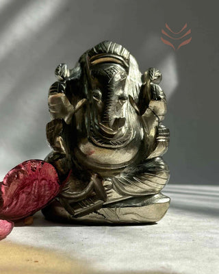 Light-Coded Iron Pyrite Ganesha