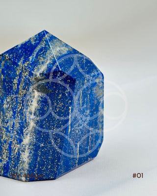 Light-Coded Lapis Lazuli Free Form - 468gm (#1)