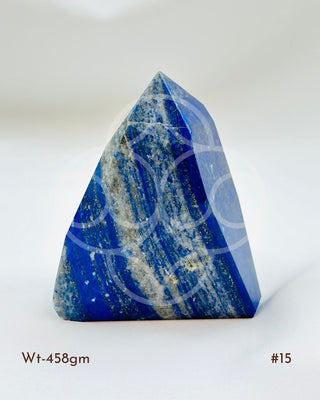 Light-Coded Lapis Lazuli Free Form - 458gm (#15)