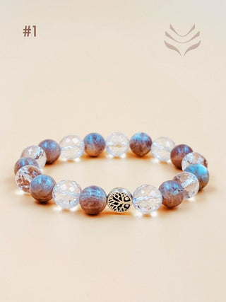 Higher Vibrational No. 1 Bracelet with crystal beads