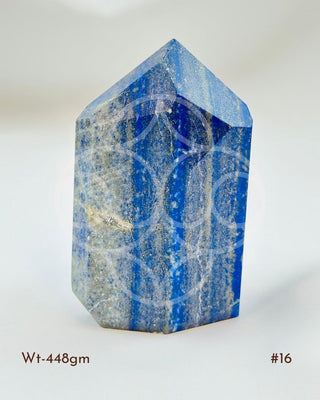 Light-Coded Lapis Lazuli Free Form - 448gm (#16)