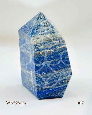 Light-Coded Lapis Lazuli Free Form - 528gm (#17)