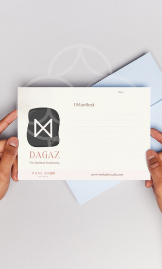 Dagaz- For Spiritual Awakening (Rune Manifestation Card)
