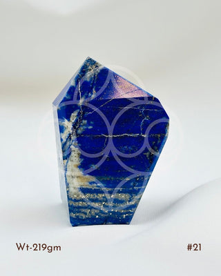 Light-Coded Lapis Lazuli Free Form - 219gm (#21)