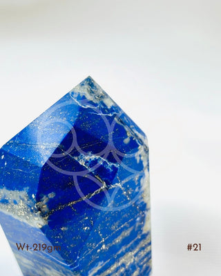 Light-Coded Lapis Lazuli Free Form - 219gm (#21)