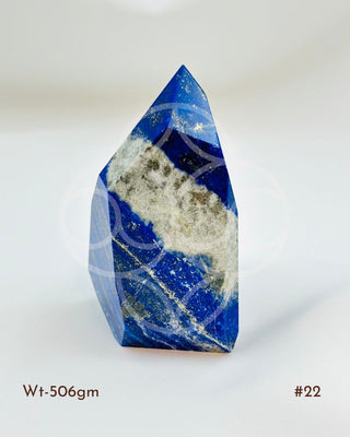 Light-Coded Lapis Lazuli Free Form - 506gm (#22)