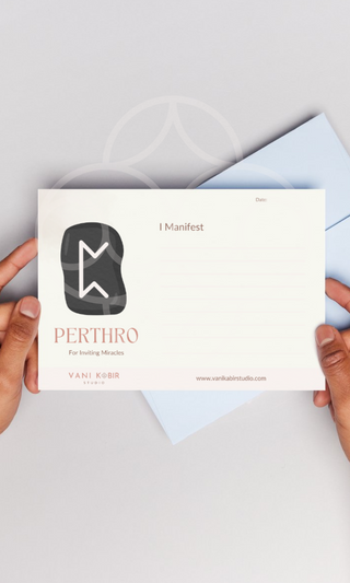 Perthro- For Inviting Miracles (Rune Manifestation Card)