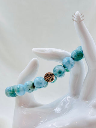 Larimar Crystal for Ancestral Trauma Healing – Spiritual Growth and Release