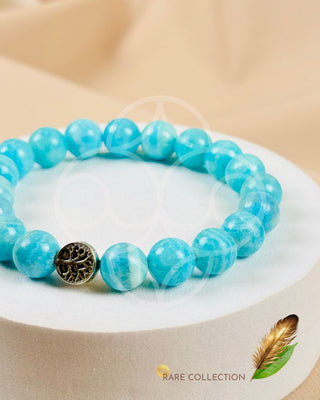 Light-Coded Release Karmic Trauma - Hemimorphite Bracelet