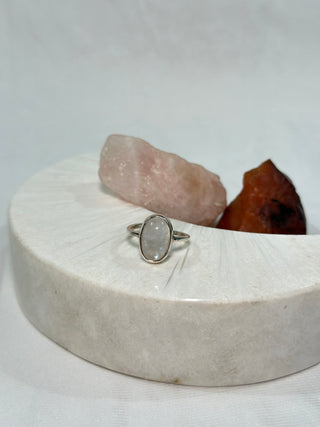Moon Blessing - Natural Moonstone Ring