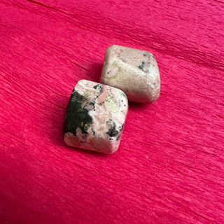  Rhodonite Tumbles  - If you are yearning to feel connected to the world and to give your unique contribution to the world, it can help you find your place and purpose.